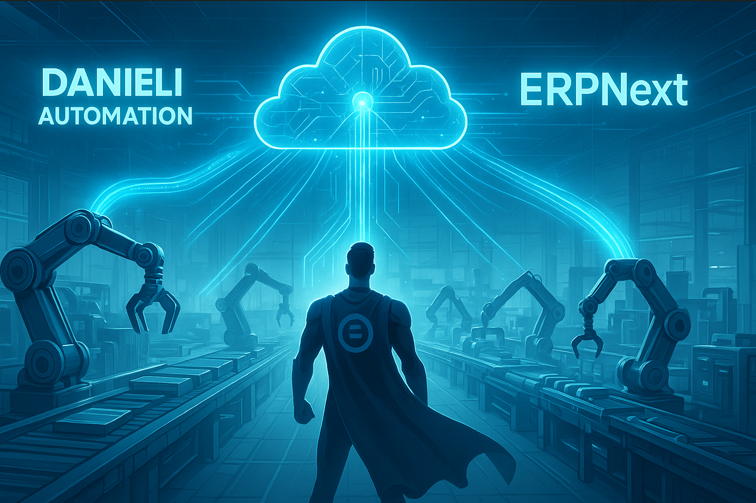 Danieli Automation Levels 0–3 and ERPNext Integration for Digital Manufacturing Transformation - Cover Image